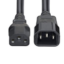 StarTech.com PXTC13C141415FNA power cable Black 179.9" (4.57 m) C14 coupler C13 coupler