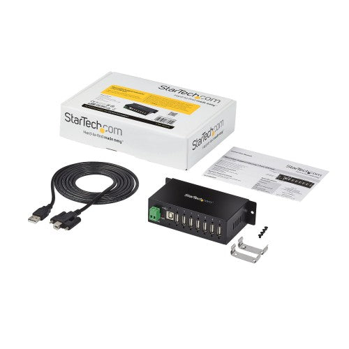 StarTech.com ST7200USBM interface hub USB 2.0 Type-B 480 Mbit/s Black