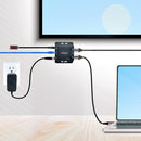 StarTech.com EXTEND-HDMI-4K40C6P1 AV extender AV transmitter & receiver Black