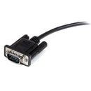 StarTech.com MXT1002MBK serial cable Black 78.7" (2 m) DB-9