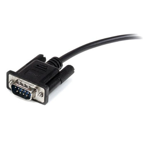 StarTech.com MXT10050CMBK serial cable Black 19.7" (0.5 m) DB-9
