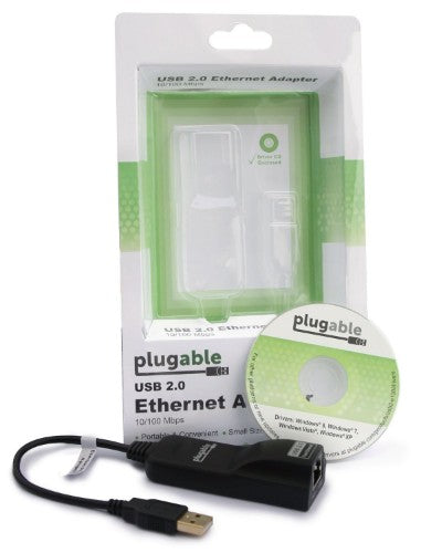Plugable Technologies USB2-E100 network card Ethernet