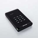 iStorage diskAshur3 2 TB USB Type-C 3.2 Gen 1 (3.1 Gen 1) Black
