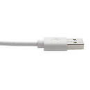 Tripp Lite M100-003-LRA-WH lightning cable 35.4" (0.9 m) White