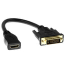 Rocstor Y10C123-B1 video cable adapter 7.87" (0.2 m) DVI HDMI Type A (Standard) Black