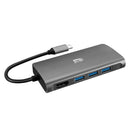Adesso AUH-4030 notebook dock/port replicator USB 3.2 Gen 1 (3.1 Gen 1) Type-C Gray