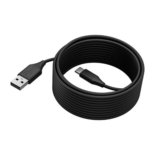 Jabra 14202-11 USB cable USB 2.0 196.9" (5 m) USB C USB A Black