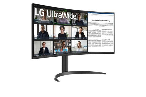 LG 34BR55QC-B computer monitor 34" 3440 x 1440 pixels Wide Quad HD LCD Black