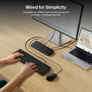 Belkin BBZ014TT keyboard Mouse included Universal USB AZERTY English Black