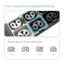 APC APDU10452ME power distribution unit (PDU) 42 AC outlet(s) Black