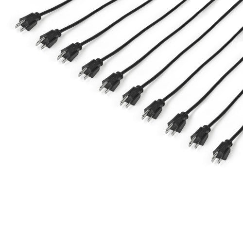 StarTech.com PXT1011010PK power cable Black 118.1" (3 m) NEMA 5-15P C13 coupler