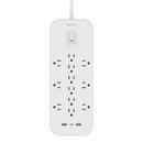 Belkin SRA007P12TT6 surge protector White 12 AC outlet(s) 110 - 125 V 70.9" (1.8 m)