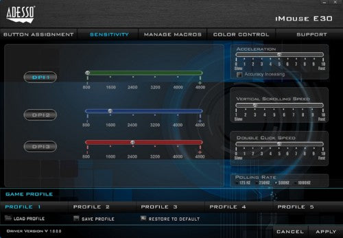 Adesso iMouse E30 mouse Office Right-hand RF Wireless Optical 2400 DPI