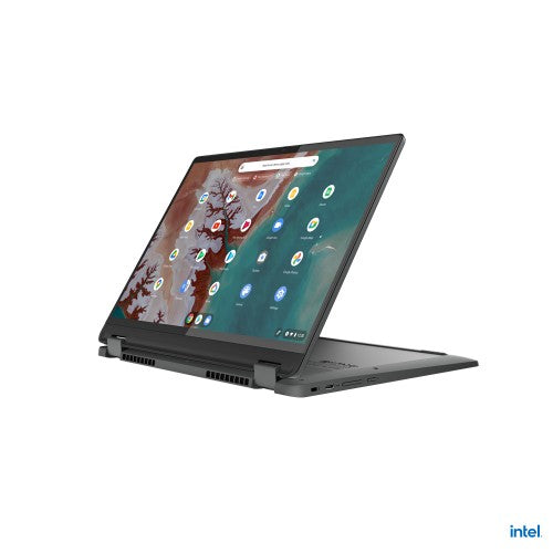 Lenovo Flex5 Chrome 14IAU Intel® Core™ i5 i5-1235U Chromebook 14" Touchscreen WUXGA 8 GB LPDDR4x-SDRAM 256 GB SSD Wi-Fi 6E (802.11ax) ChromeOS US English Gray