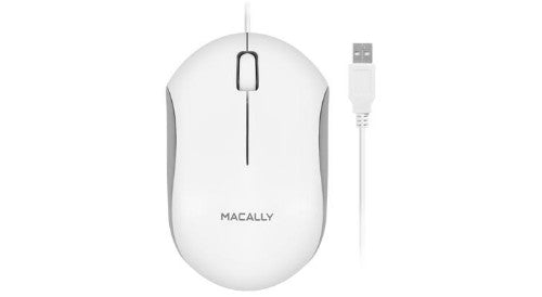Macally QKEYCOMBO keyboard Mouse included USB White