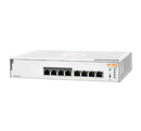 HPE Aruba Networking Aruba Instant On 1830 8G 4p Class4 PoE 65W Managed L2 Gigabit Ethernet (10/100/1000) Power over Ethernet (PoE) 1U