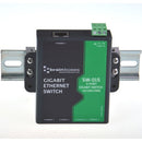 Brainboxes SW-015 network switch Unmanaged Gigabit Ethernet (10/100/1000) Black, Green