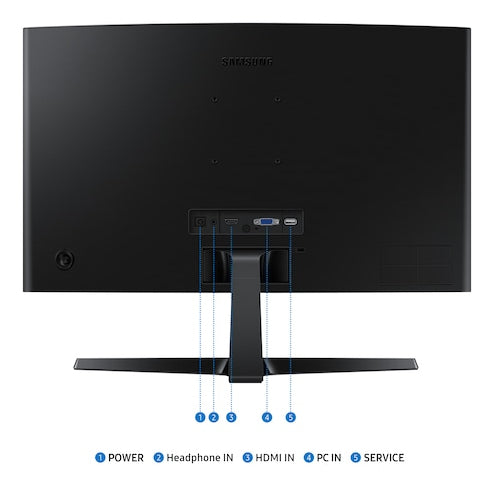 Samsung 24 S36GD FHD CURVED 100 HZ computer monitor 24" 1920 x 1080 pixels Full HD Black