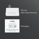 Plugable Technologies PS1-CA1 mobile device charger Universal White AC Fast charging Indoor