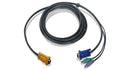 iogear PS/2 10 Ft KVM cable Black 118.1" (3 m)