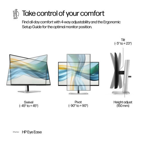 HP Series 5 Pro 23.8 inch FHD USB-C Monitor - 524pu