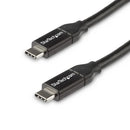 StarTech.com USB2C5C50CM USB cable USB 2.0 19.7" (0.5 m) USB C Black