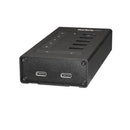 StarTech.com HB30C5A2CST interface hub USB 3.2 Gen 1 (3.1 Gen 1) Type-B 5000 Mbit/s Black