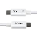 StarTech.com TBLT5MM1M240WWH Thunderbolt cable 39.4" (1 m) 120 Gbit/s White