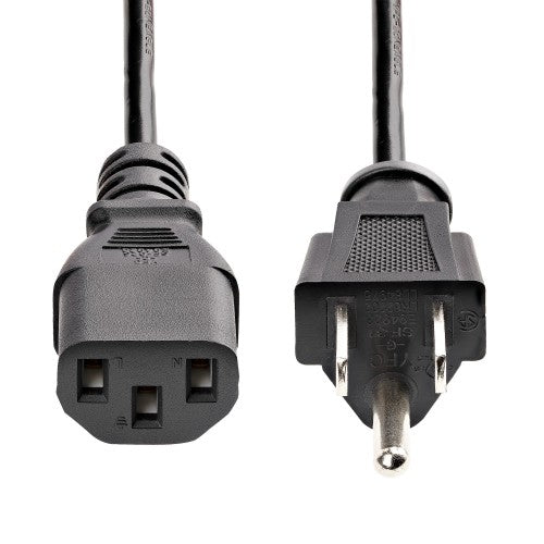 StarTech.com PXT10112 power cable Black 145.7" (3.7 m) NEMA 5-15P C13 coupler