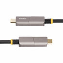 StarTech.com 145B-USBC-HDMI4K-AOC video cable adapter 360.2" (9.15 m) USB Type-C HDMI Type A (Standard) Black