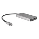 Rocstor Y10A254-A1 interface hub USB 3.2 Gen 1 (3.1 Gen 1) Type-C 5000 Mbit/s Black, Silver