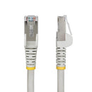 StarTech.com NLGR-6IN-CAT6A-PATCH networking cable Gray 7.87" (0.2 m) S/FTP (S-STP)