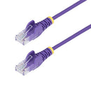 StarTech.com N6PAT9INPLS networking cable Purple 7.87" (0.2 m) Cat6 U/UTP (UTP)
