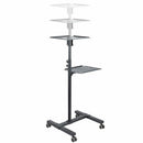 StarTech.com ADJPROJCART multimedia cart/stand Black Projector Multimedia stand