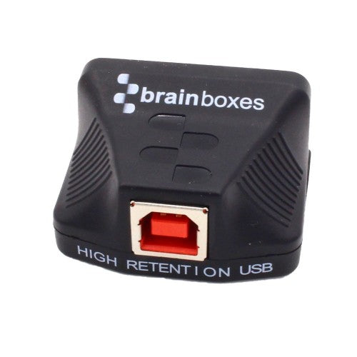Brainboxes US-735 cable gender changer USB-C RS232 Black