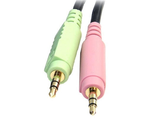 StarTech.com DP4N1USB6 KVM cable Black 72" (1.83 m)