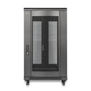Rocstor Y10E040-B1 rack cabinet 22U Freestanding rack Black