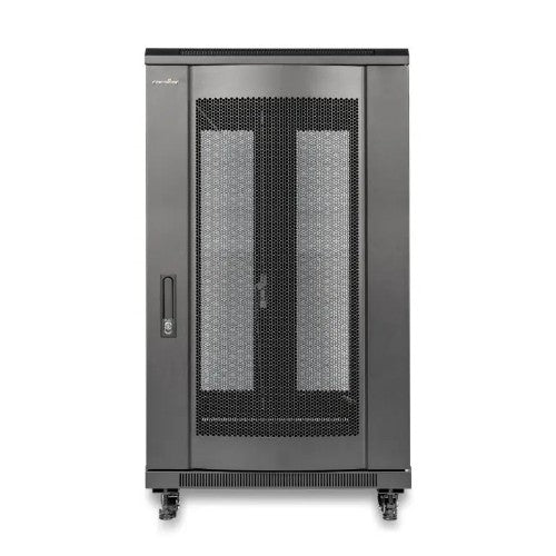 Rocstor Y10E040-B1 rack cabinet 22U Freestanding rack Black