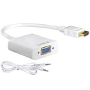 4XEM HDMI/VGA VGA (D-Sub) White