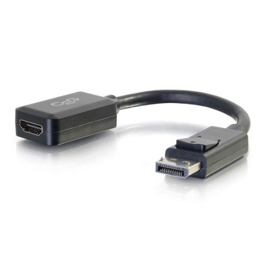 C2G 54322 video cable adapter 7.87" (0.2 m) DisplayPort HDMI Black