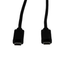 Rocstor Y10C148-B1 USB cable USB 3.2 Gen 2 (3.1 Gen 2) 35.4" (0.9 m) USB C Black