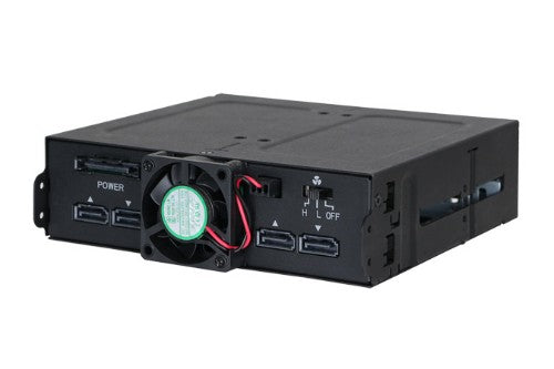 Icy Dock MB607SP-B drive bay panel 5.25" HDD Cage Black