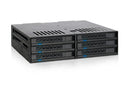 Icy Dock MB326SP-B disk array 0 TB Rack (1U) Black