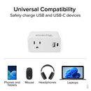 Plugable Technologies PS1-CA1 mobile device charger Universal White AC Fast charging Indoor
