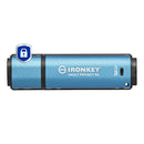 Kingston Technology IronKey Vault Privacy 50 USB flash drive 32 GB USB Type-A 3.2 Gen 1 (3.1 Gen 1) Black, Blue