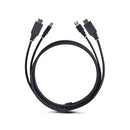 StarTech.com HU12210-KVM-CABLE KVM cable Black 122" (3.1 m)