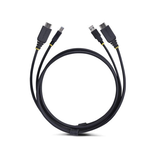 StarTech.com HU12210-KVM-CABLE KVM cable Black 122" (3.1 m)