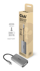 CLUB3D CAC-1510-A video cable adapter 9.84" (0.25 m) USB Type-C DVI-D Gray