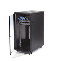 StarTech.com RK2536BKF rack cabinet 25U Freestanding rack Black