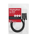 Siig CB-DP1V12-S1 video cable adapter 70.9" (1.8 m) DisplayPort DVI-D Black